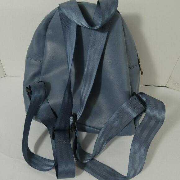 Harry Potter Mini Backpack Purse Adjustable Straps Bioworld Blue Floral - Picture 2 of 8